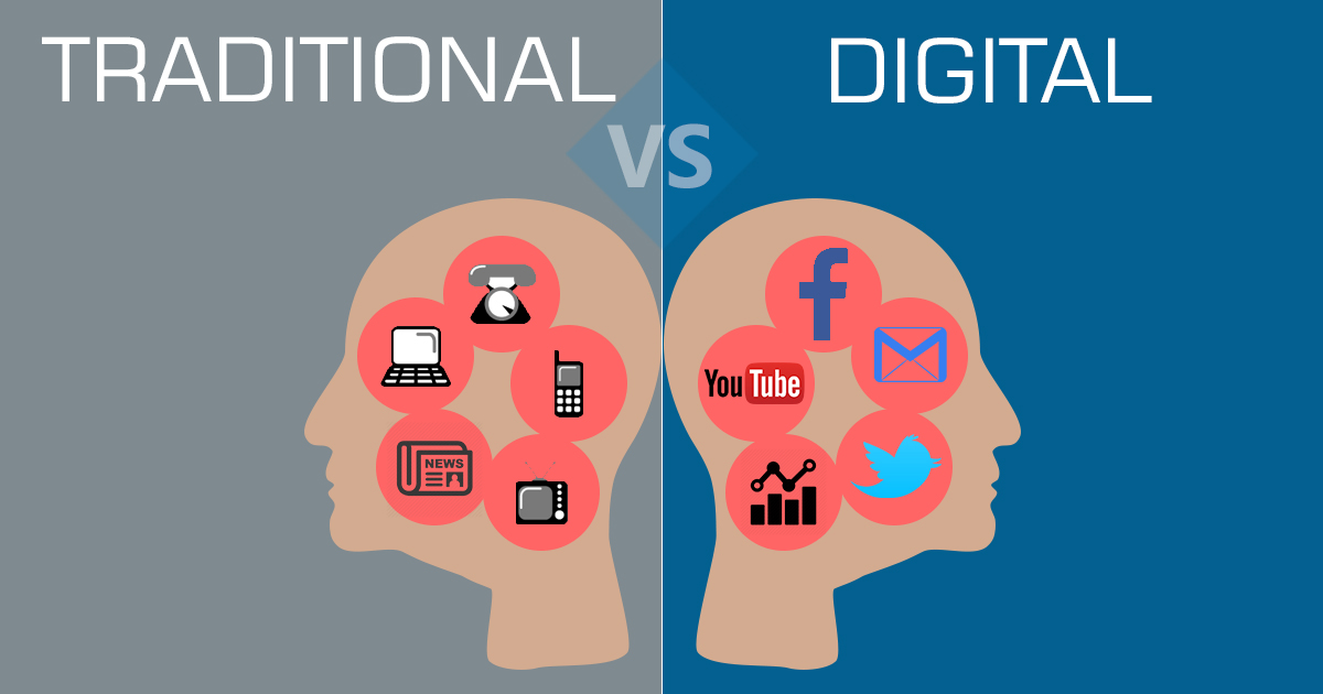 Difference Between Traditional and Digital Marketing